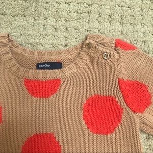 Baby Gap Polka Dot Sweater Dress